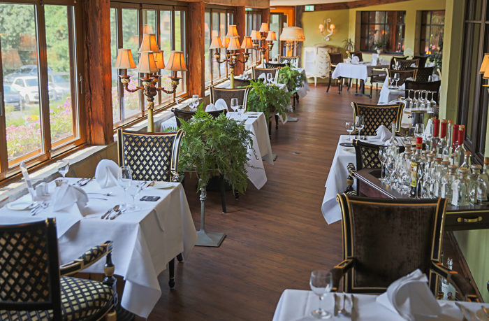 Wintergarten des Restaurants Sandak