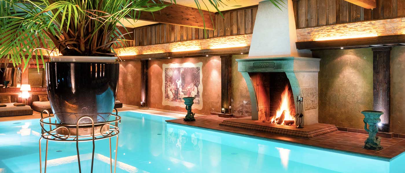 Indoor Pool im Hotel Seeschlösschen