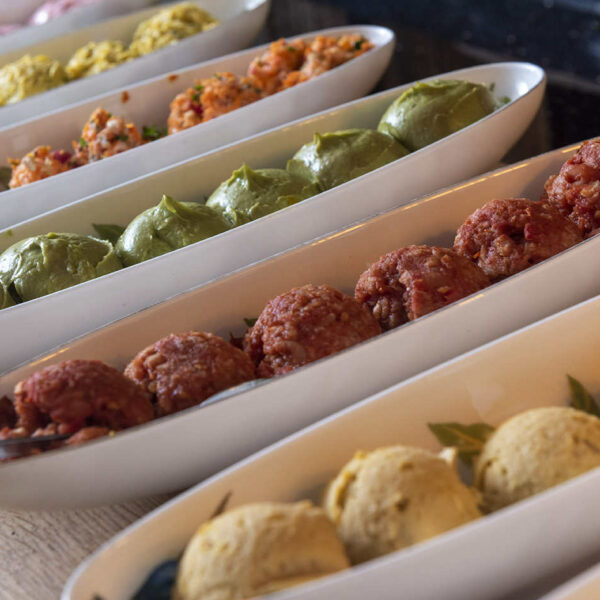 Ayurvedische Aufstriche Frühstückbuffet