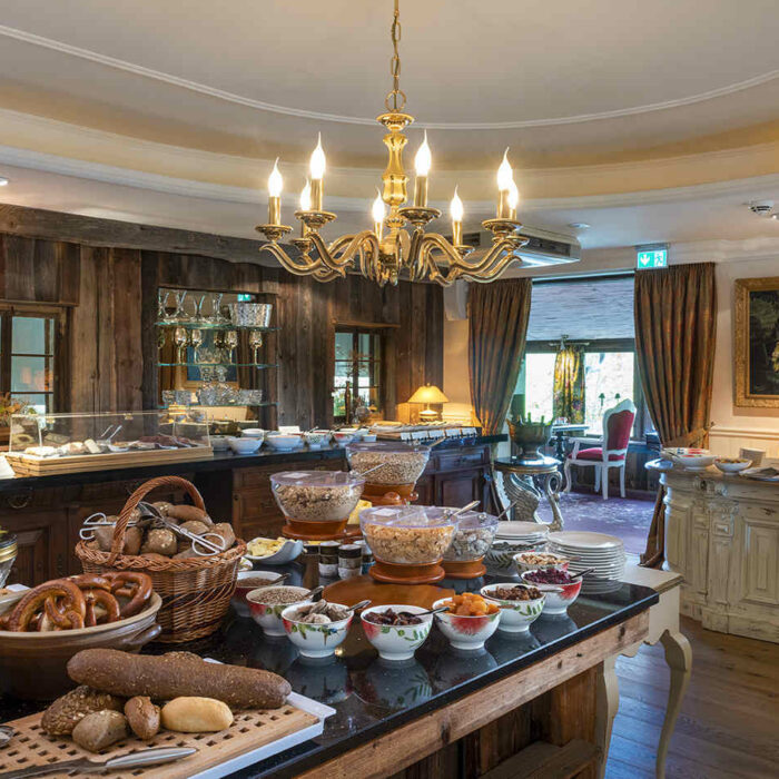 Frühstücksbuffet im Hotel